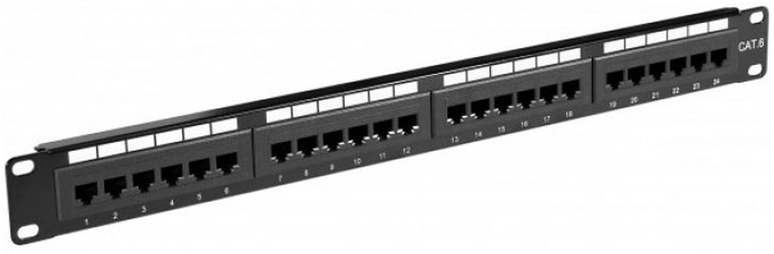GENERIQUE Panneau de brassage 24 ports catégorie 6 UTP pour coffret / armoire / baie 19''