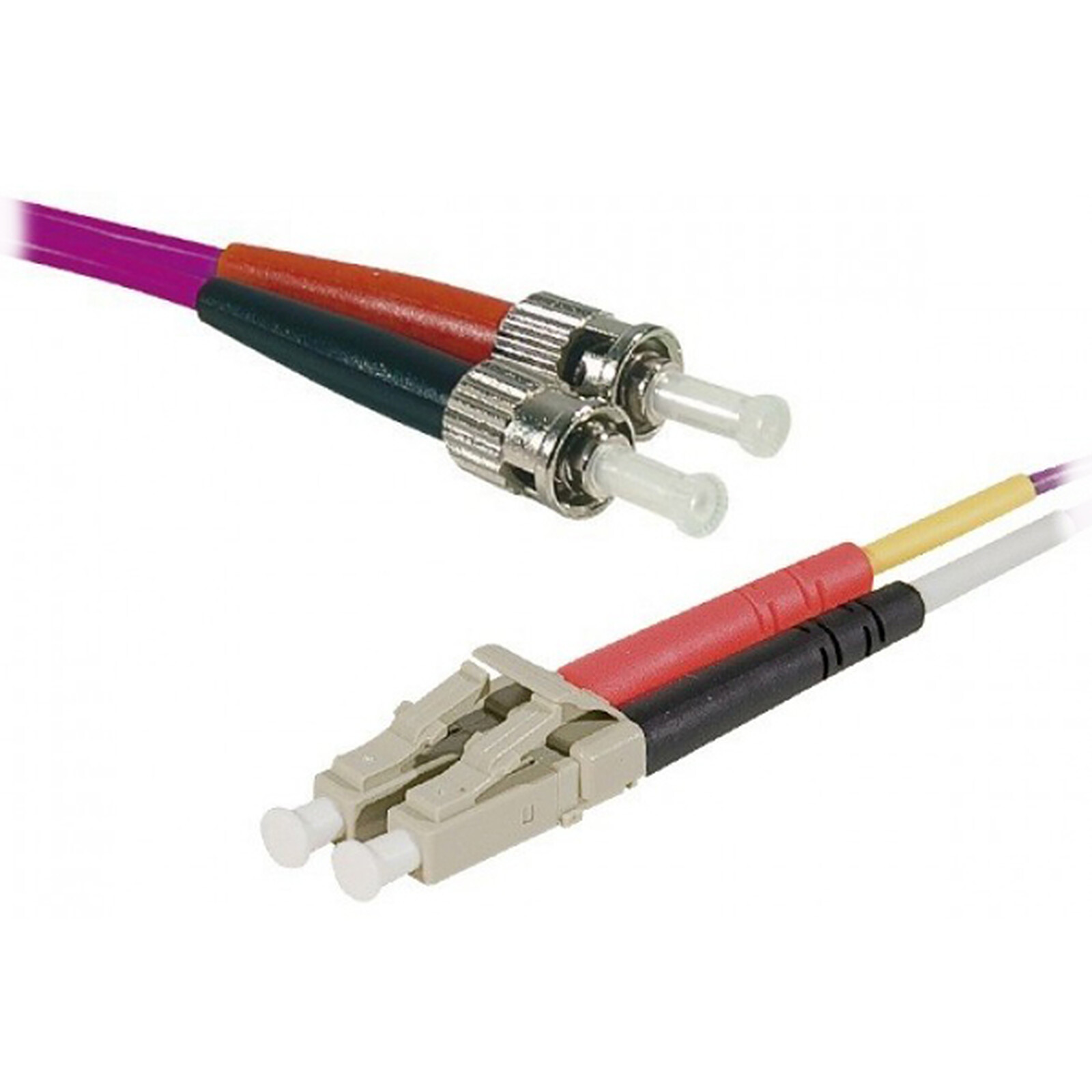 GENERIQUE Généric Jarretière optique duplex multimode 2mm OM4 LC-UPC/ST-UPC (2 mètres)