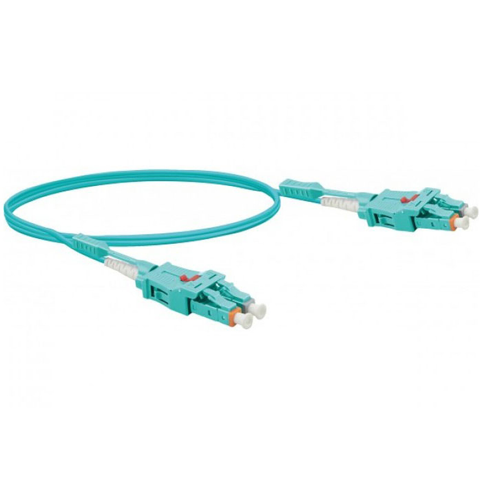 GENERIQUE Modèle du produit : Jarretière optique duplex uniboot 2mm OM3 LC-UPC/LC-UPC Bleu (1 mètre)