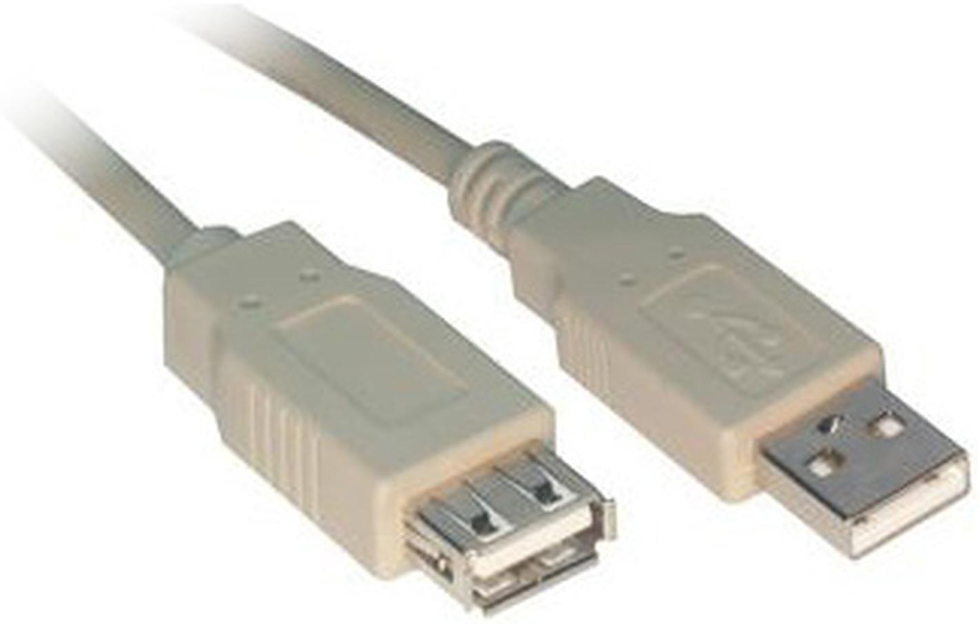 GENERIQUE Rallonge USB 2.0 Type AA (Mâle/Femelle)