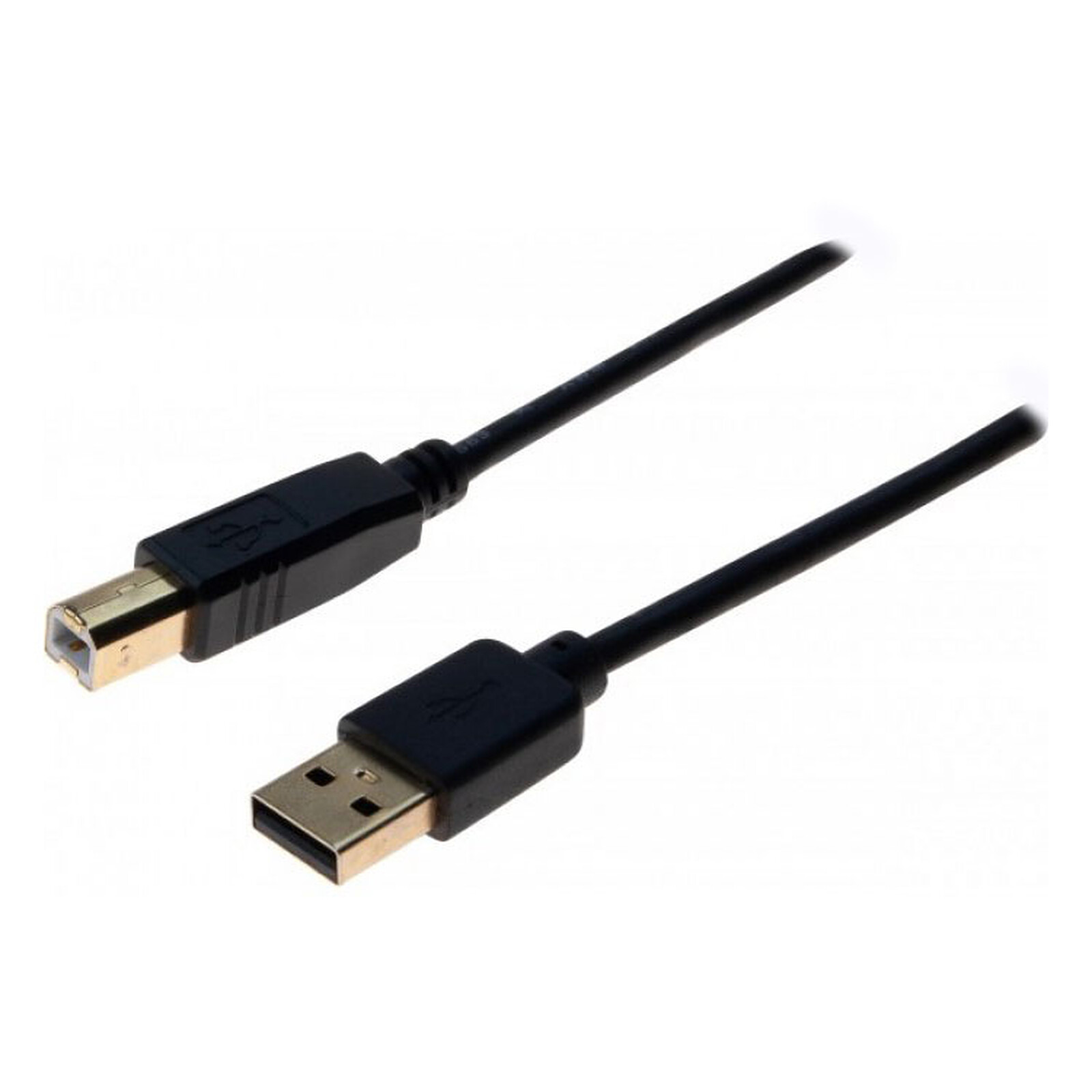 GENERIQUE Câble haute qualité USB 2.0 Type AB (Mâle/Mâle)