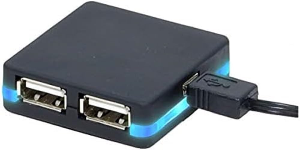 DEXLAN Hub USB 2.0 Dexlan 4 ports auto-alimenté avec LED