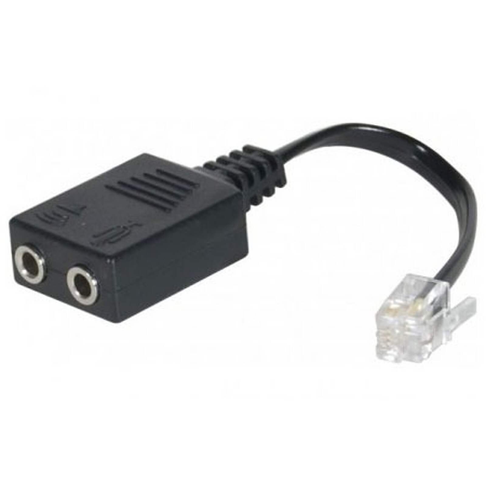 GENERIQUE Adaptateur RJ9 pour casque-micro Jack 3.5 mm