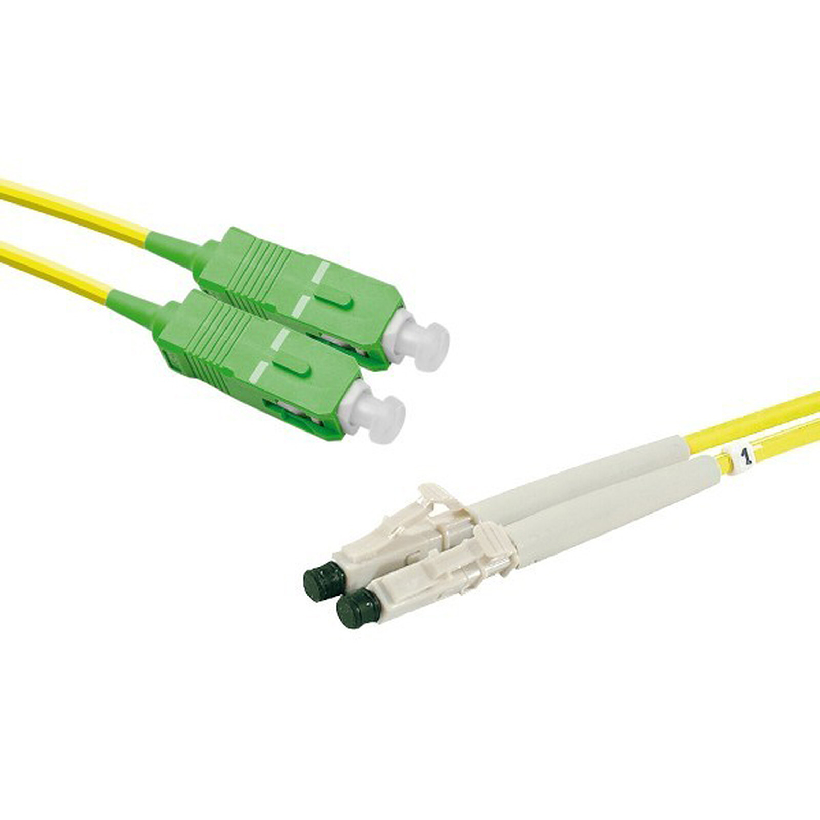 GENERIQUE Câble fibre optique monomode OS1 9/125 SC-APC/LC (2 mètres)