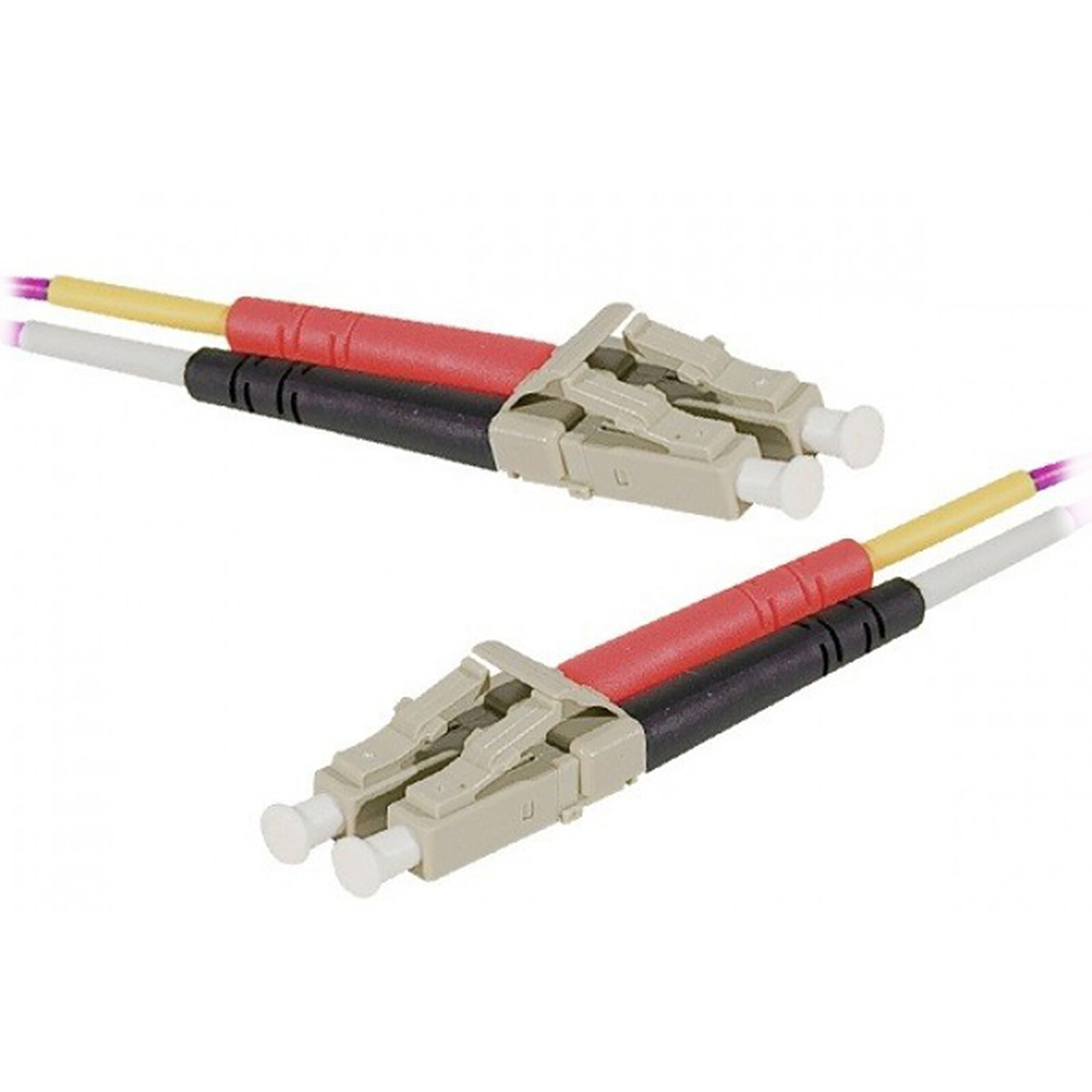 GENERIQUE Jarretière optique duplex multimode 2mm OM4 LC-UPC/LC-UPC (3 mètres)