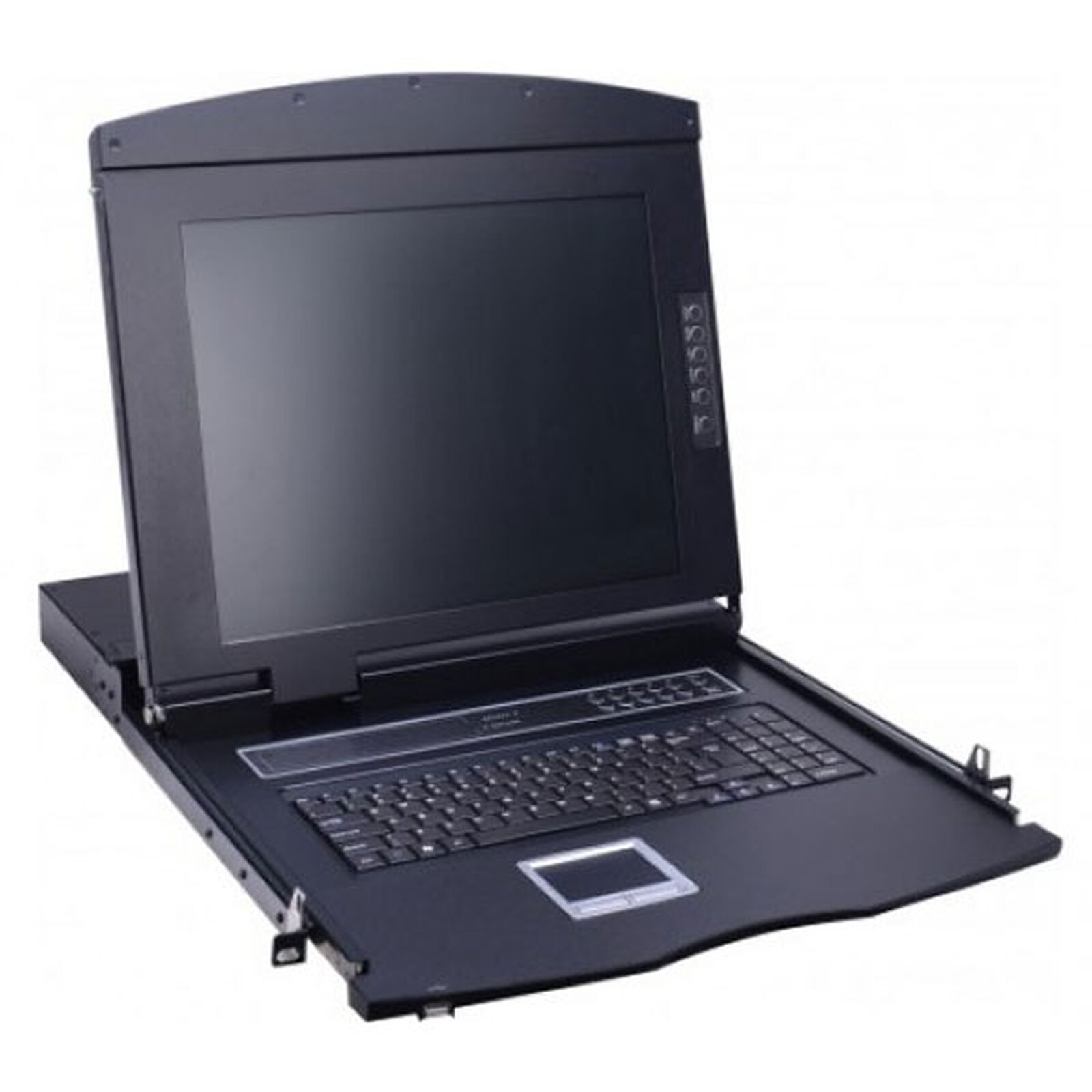 DEXLAN console rackable double rail 1U pour serveur (KVM 8 ports)