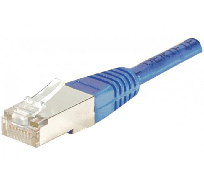 GENERIQUE Cordon RJ45 catégorie 5e F/UTP bleu