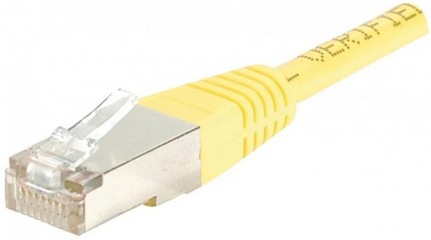 GENERIQUE Câble RJ45 catégorie 6 F/UTP 2 m (Jaune)
