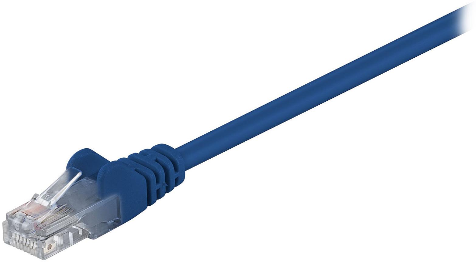 GENERIQUE Modèle du produit : Câble RJ45 catégorie 5e U/UTP 0.5 m (Bleu)