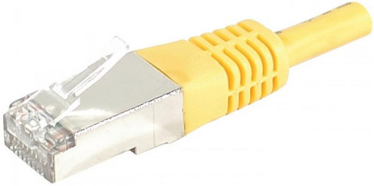 GENERIQUE Câble RJ45 catégorie 6 S/FTP 5 m (Jaune)