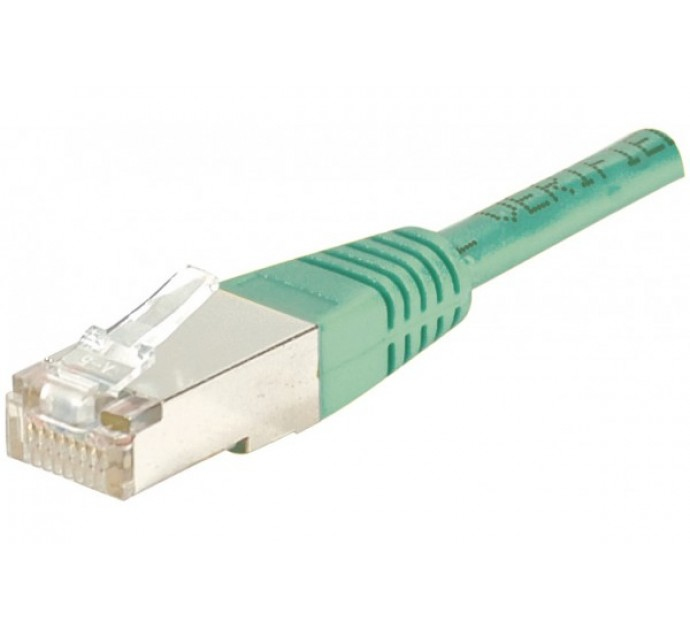 GENERIQUE Cordon RJ45 catégorie 5e F/UTP vert