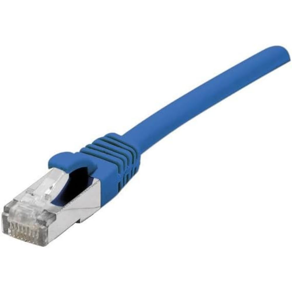 DEXLAN Cordon RJ45 catégorie 6A S/FTP LSOH snagless bleu