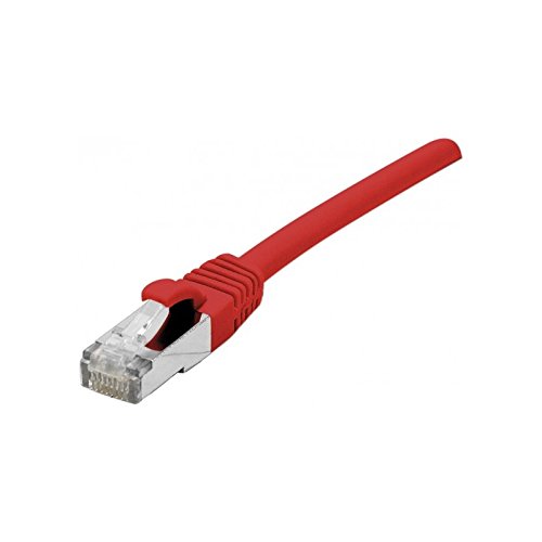 DEXLAN Cable Cat.6A S/FTP LS0H Rouge Snagless