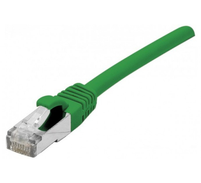 DEXLAN Cordon RJ45 sur câble catégorie 7 S/FTP LSOH snagless vert