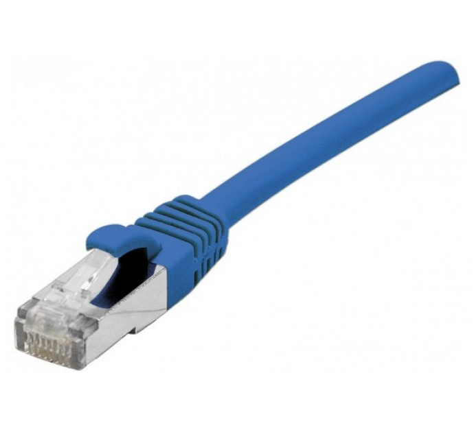 DEXLAN Cordon RJ45 sur câble catégorie 7 S/FTP LSOH snagless bleu