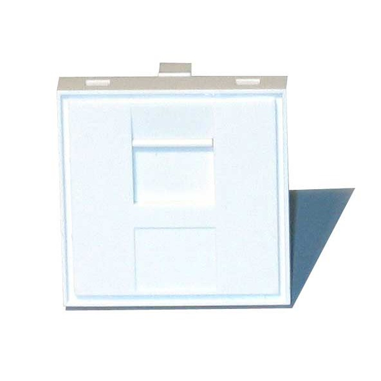 DEXLAN Plastron 45X45 droit pour 1 port RJ45 keystone