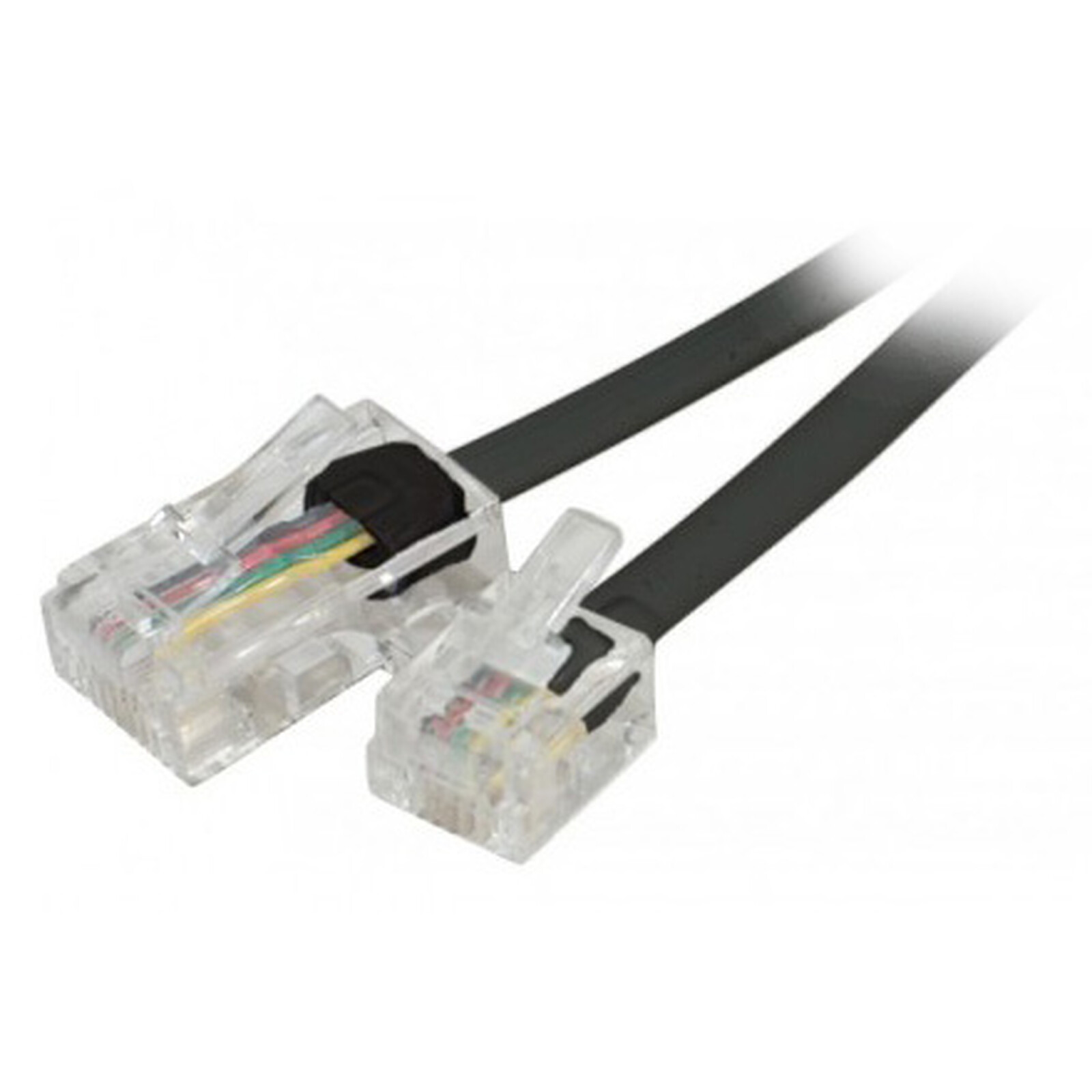 GENERIQUE Câble adaptateur RJ11 mâle / RJ45 mâle (2 mètres)