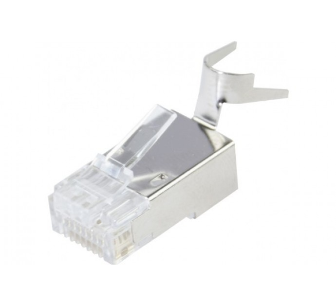 GENERIQUE Connecteur à sertir 8P8C RJ45 CAT6A STP peigne séparé pour monobrin