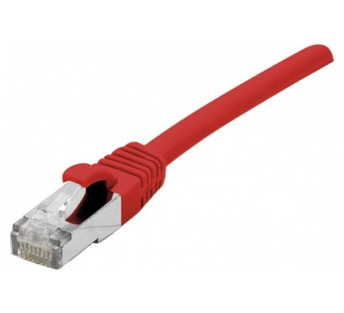 GENERIQUE Cordon RJ45 catégorie 5e F/UTP snagless rouge