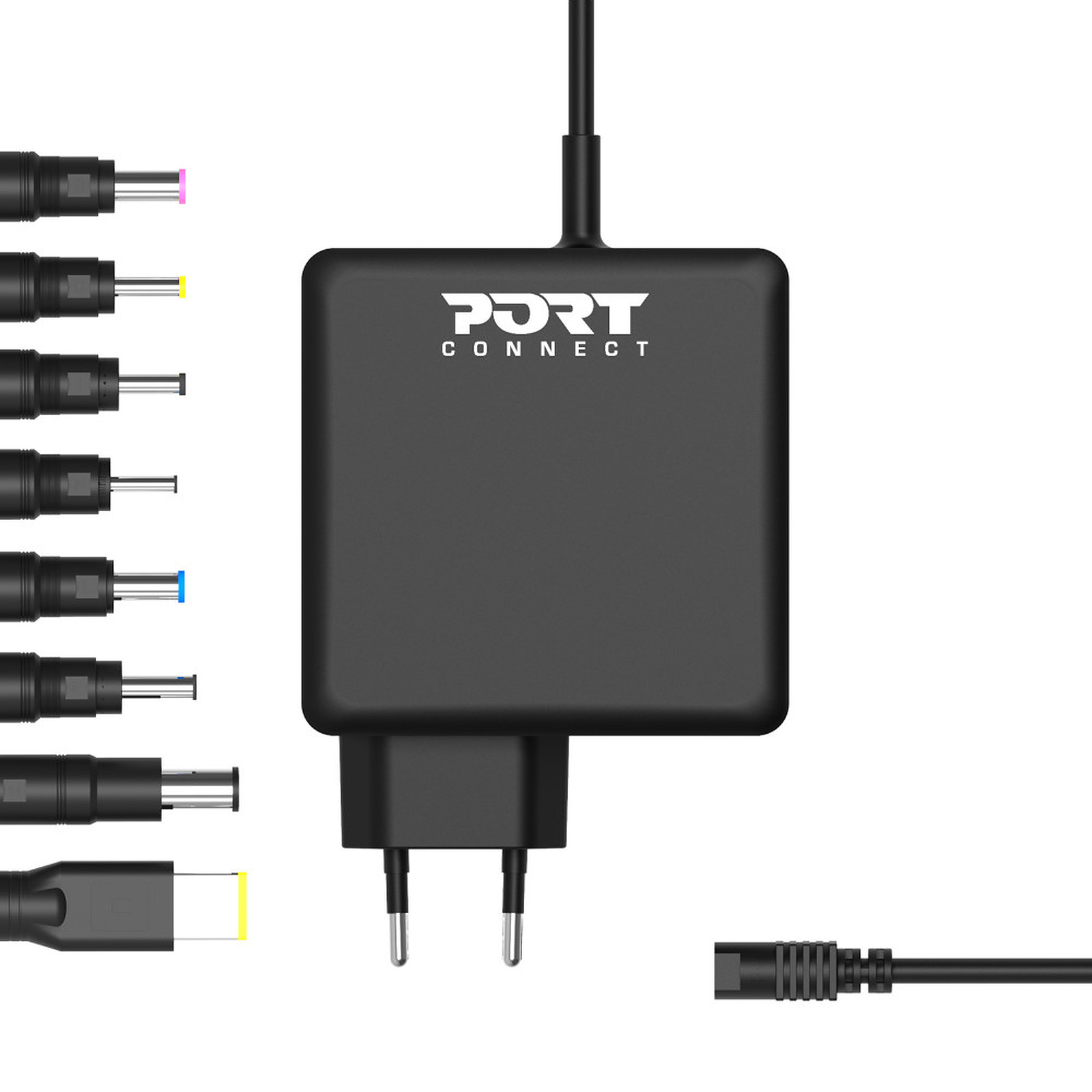 Port Connect Adaptateur secteur universel 8 embouts 65W