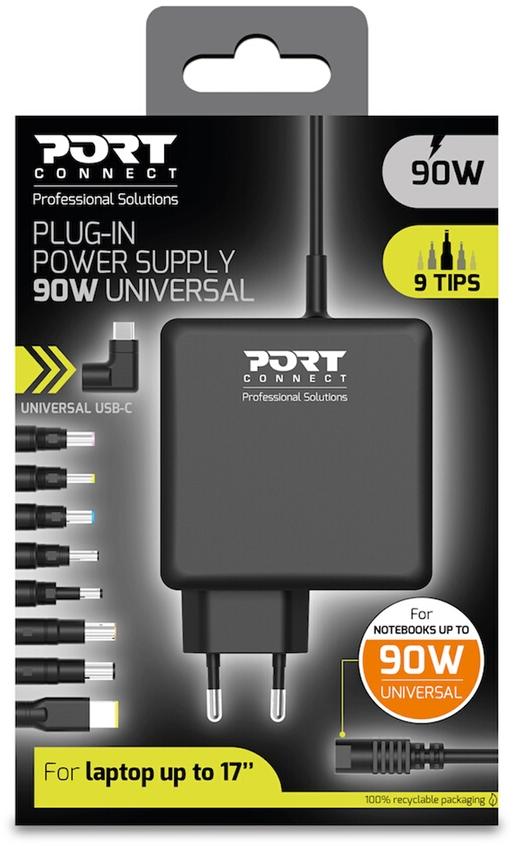 PORT DESIGN Alimentation Universelle 90W + USB-C