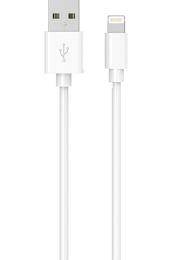 Wow Cable USB A Lightning MFI 2,4A 1M blanc