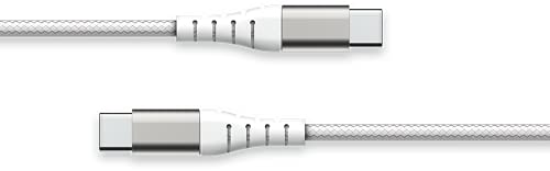 BIG BEN Cable USB C pour USB C blanc 1,2m, 3A