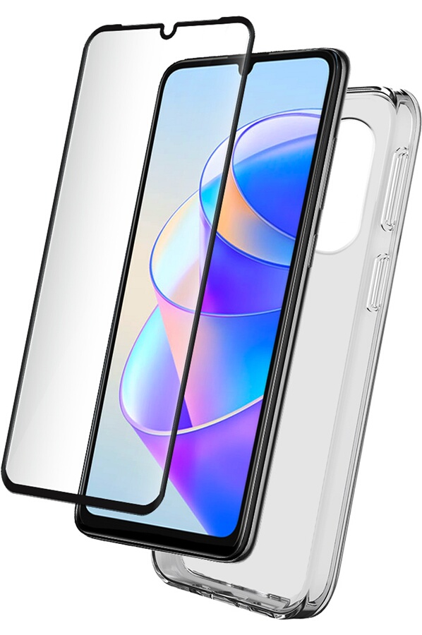 Bbc Pack silitrans + Verre Trempe 2,5D Pour Honor X7A