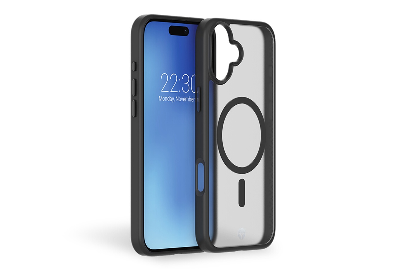 Forcecase coque Air Frost avec Magsafe pour iphone 16 Plus Noire
