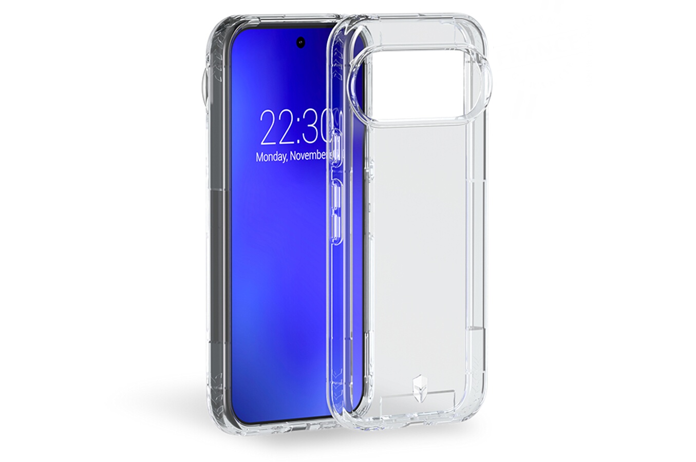 Forcecase Coque renforcée pour Pixel 9/9 Pro Transparent