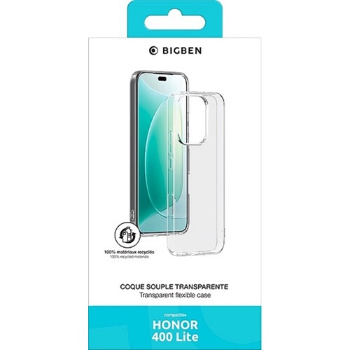 Honor Silisoft transparente 400 Lite 100% recycle