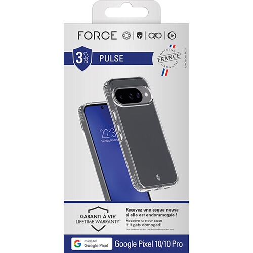 Forcecase Pulse Transparent pour Google Pixel 10 et Pixel 10 Pro OFG