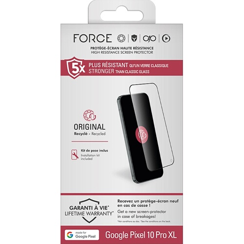 Forceglass OG 2,5D Original pour Google Pixel 10 Pro XL GRS MFG