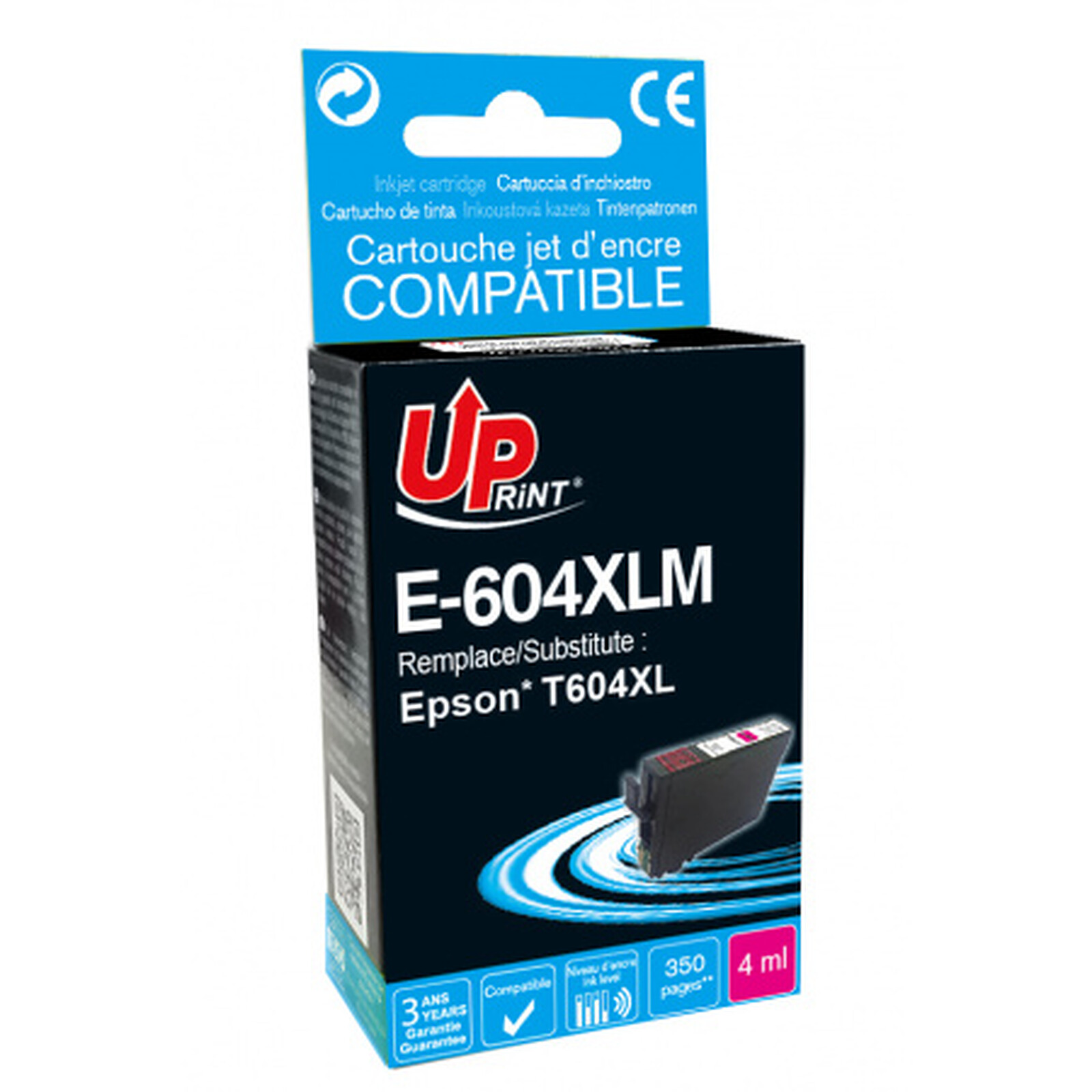 UPrint E-604XLM Cartouche compatible Epson T604XL