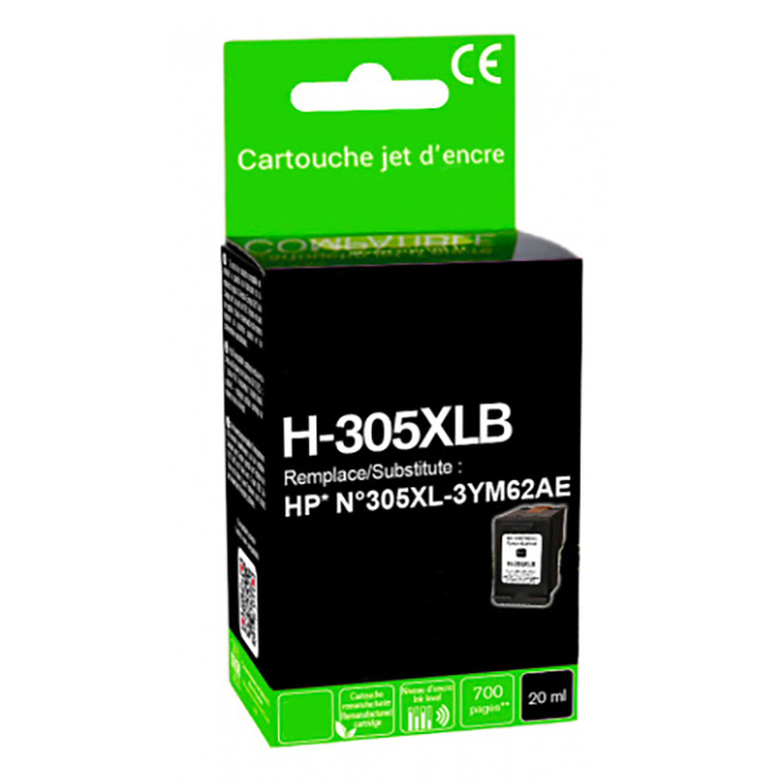 GENERIQUE Cartouche HP 305XL (Noir)