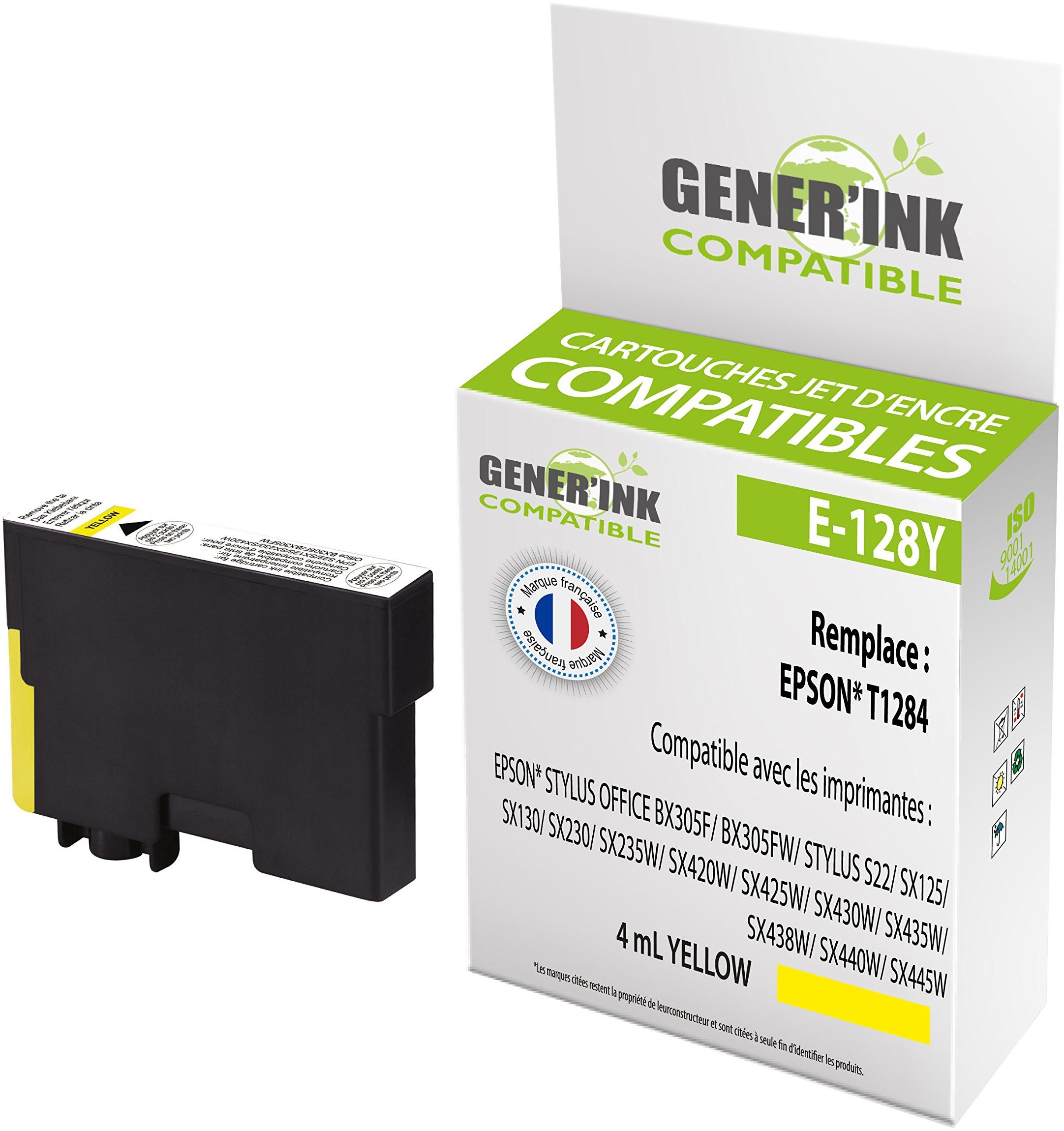 EPSON Cartouche compatible T1284 (Jaune)