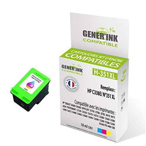 GENERIQUE Cartouche compatible CB338EE n°351XL (Couleur)