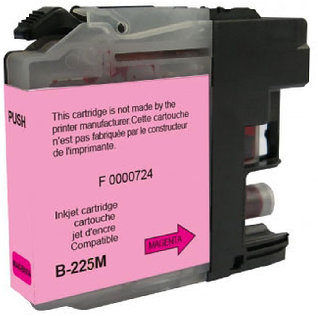 GENERIQUE Cartouche compatible Brother LC225XLM (Magenta)