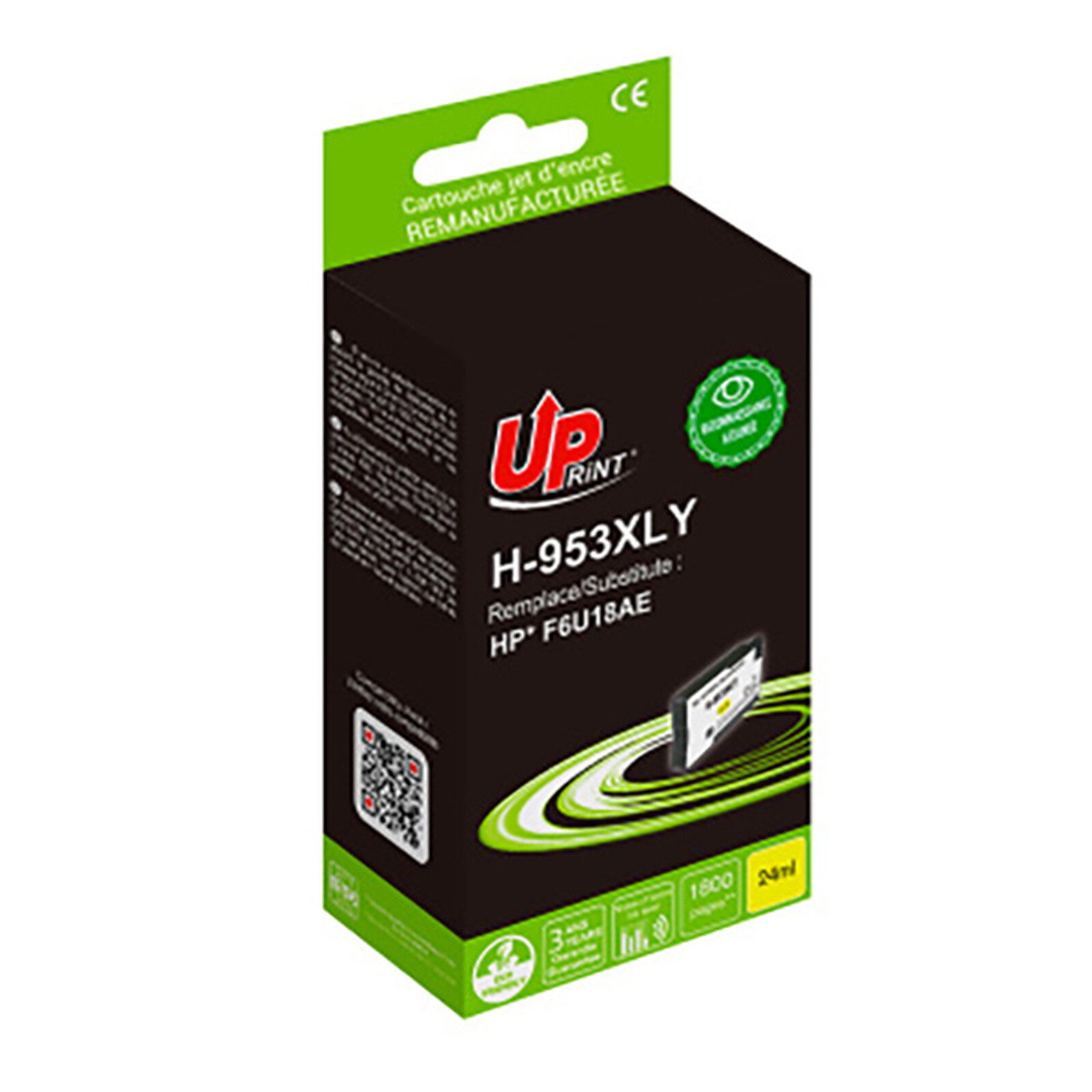 UPrint H-953XLY Cartouche compatible HP 953XL (Jaune)