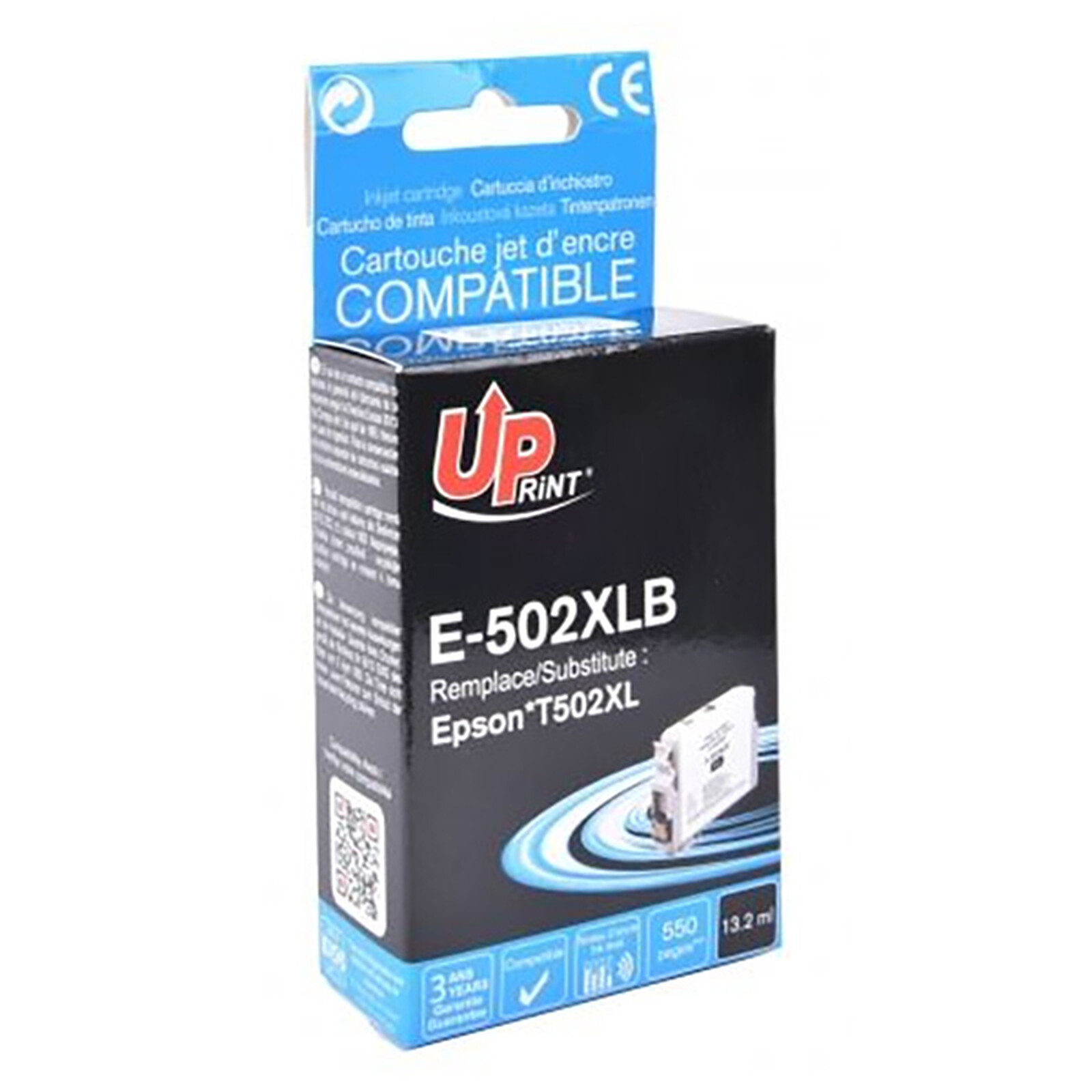 UPrint Cartouche compatible Epson E-502XL