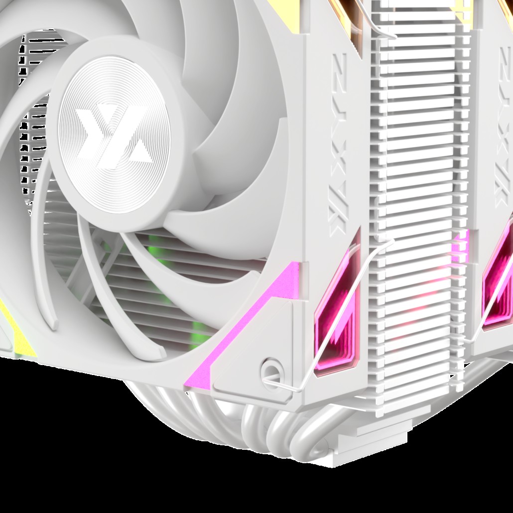 XYZprinting Ventilateur pour processeur  Thermax 6 Duo ARGB (Blanc)