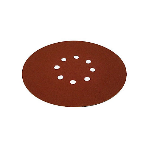 PEUGEOT Jeu de 6 abrasifs plâtre D225mm à 8 trous grain 240