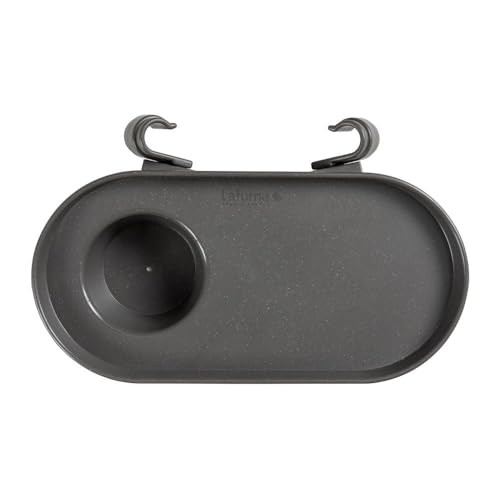 Lafuma Porte gobelet relaxe gris anthracite l.30cm x H.7cm