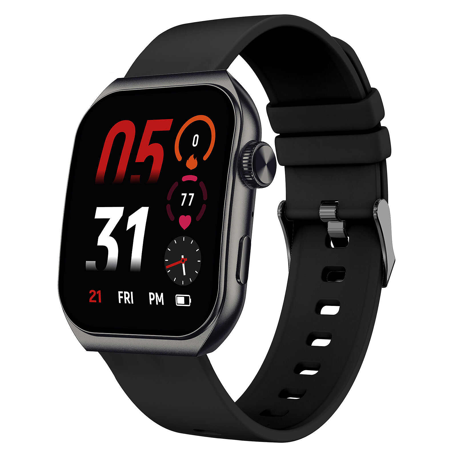 Akashi Montre Connectée avec Ecran AMOLED