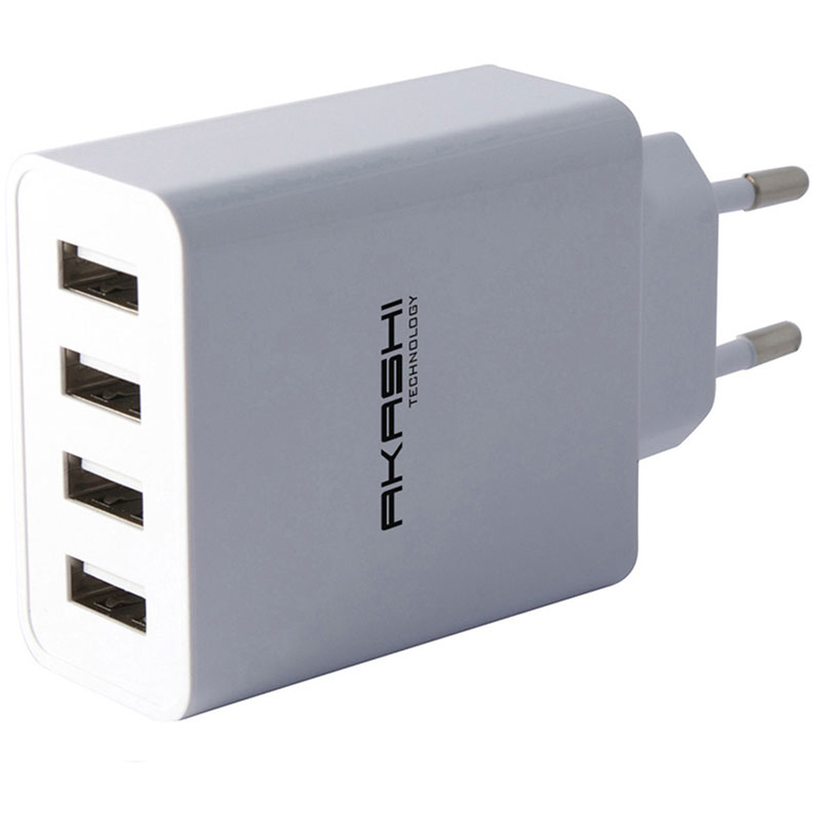 Akashi Turbo Chargeur Secteur 4 USB 5A