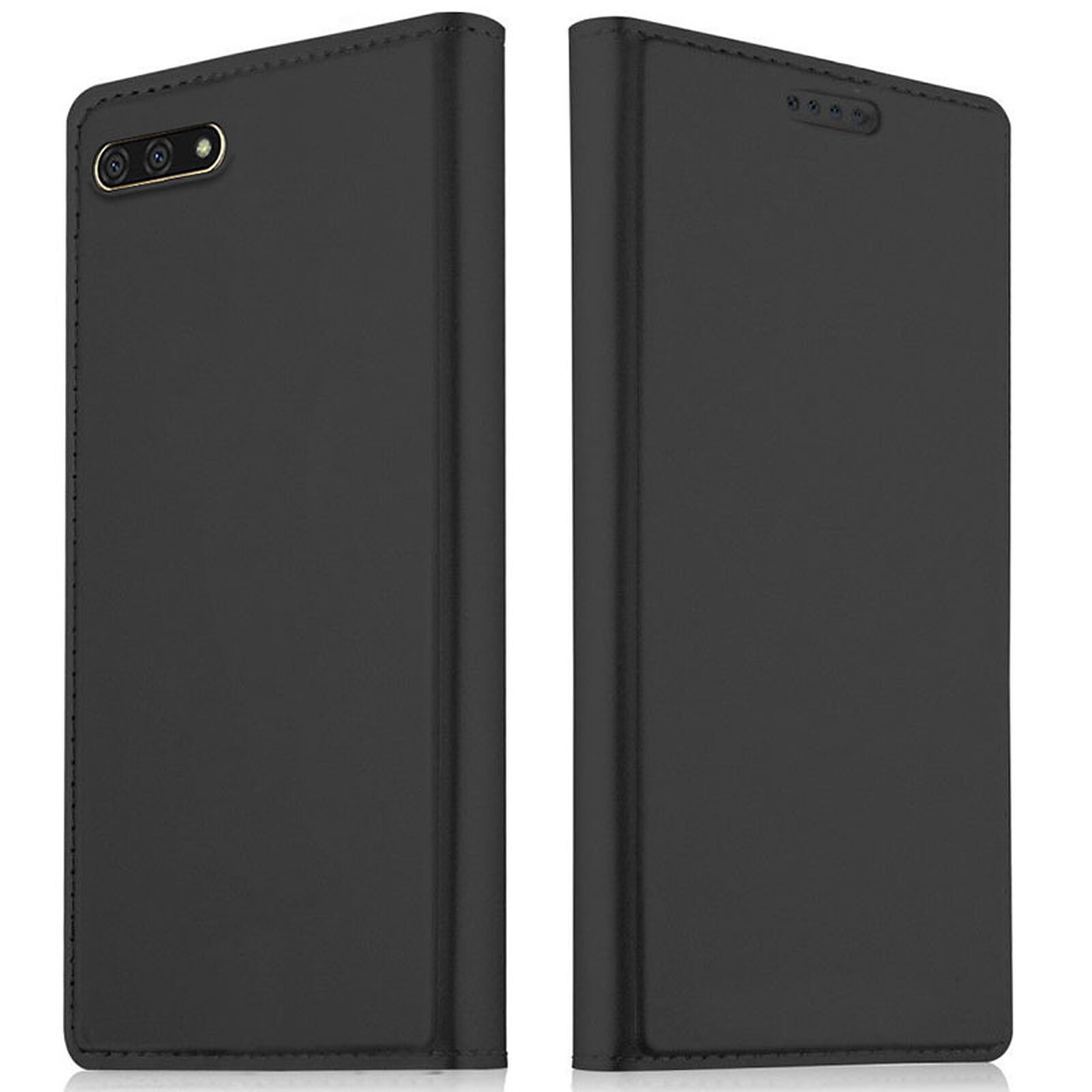 Akashi Etui Folio Porte Carte Noir Honor 7A