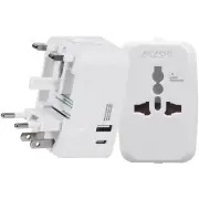 Akashi Adaptateur de voyage ALTWP 200 WH