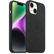 Akashi Coque Protection MagSafe Silicone Noir iPhone 13 / 14