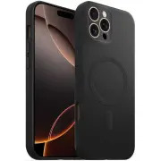 Akashi Coque Silicone MagSafe Noir iPhone 16 Pro