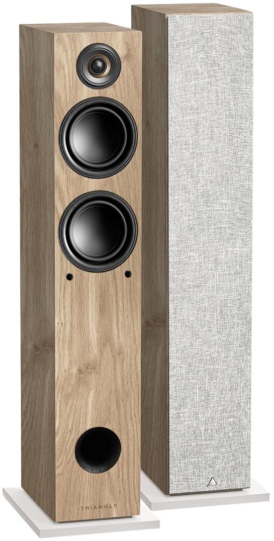 Triangle enceinte bluetooth elara ln05a chene clair x2